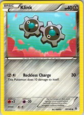 Klink 97/149 Boundaries Crossed Common LP Pokemon TCG