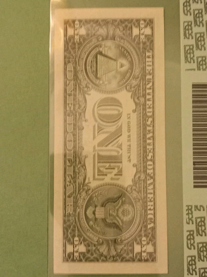 1995 $1 Minneapolis Federal Reserve Note FRN • 1922-I • PCGS About New 50 PPQ - Image 2 of 2