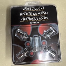 Accesorios originales Toyota cerraduras de llantas de aleación (número de pieza 00276-00900) cromadas