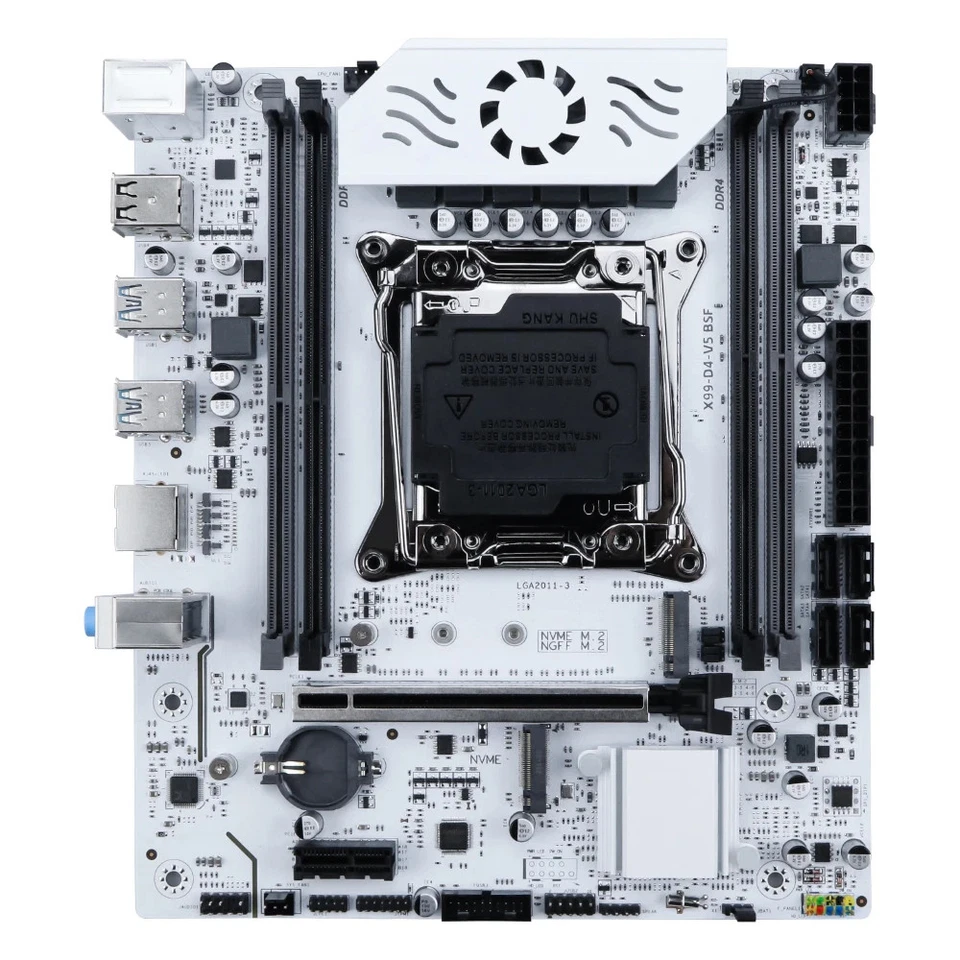 X99 Motherboard DDR4 LGA2011-3 with M Slot 2 Supports C612 Chipset Dual Channel  - Image 4 of 4