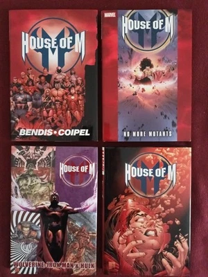 4 X HOUSE OF M DELUXE HARDCOVER OHC X-MEN COMPLETE OMNIBUS MARVEL COMICS SET TOP - Bild 1 von 4