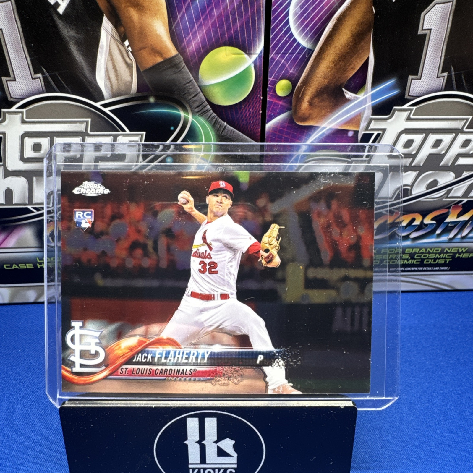 2018 Topps Chrome - #4 Jack Flaherty (RC)