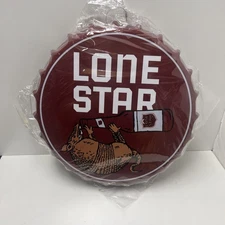 Classic New Sleek Design Lone Star Beer 3-D Look Bottle Cap Bar, Office, Dorm ￼