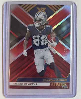 Panini 2022 XR Red Parallel CeeDee Lamb Dallas Cowboys #97 /249
