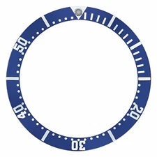 BEZEL INSERT FOR OMEGA SEAMASTER MIDSIZE 2561.80 2222.80 PROFESSIONAL WATCH BLUE