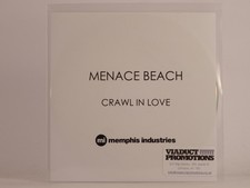 MENACE BEACH CRAWL IN LOVE (F33) 1 Track Promo CD Single including Picture Sleev
