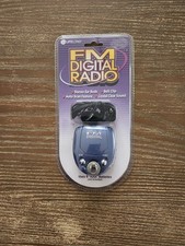 Portable Pocket FM Digital Tuning Radio with In-Ear Headphones