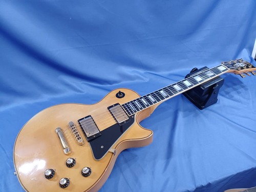 Gibson 1977 Les Paul Custom Natural Made in USA Vintage Solid Electric Guitar