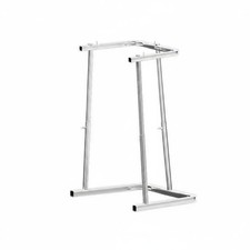 Stainless Steel Grain Bag Holder 360° Swivel Casters Mobile Bagging Stand