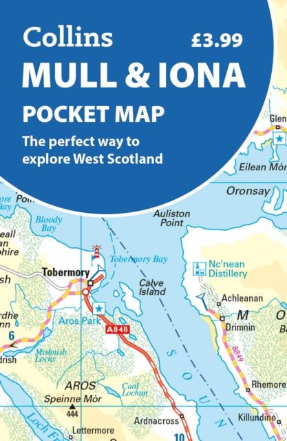 Mull and Iona Pocket Map by Collins Maps Sheet map, folded - Image 2