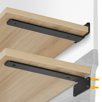 VEVOR Shelf Bracket 8 L x 4 W x 1.6 H 6 Pcs Heavy Duty Floating Shelf Brackets
