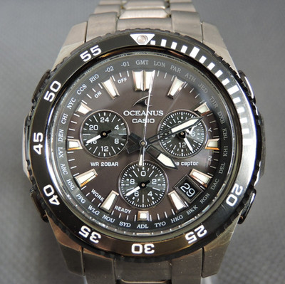 CASIO OCEANUS OCW-650 Men's Watch, Radio-Controlled Solar, Chronograph, FIFA2006