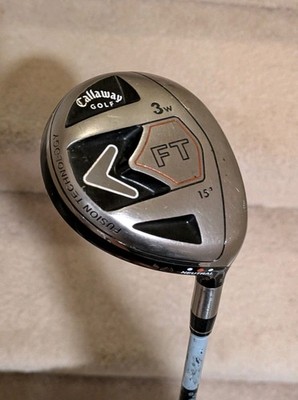 Callaway FT Fusion Neutral 15° 3 Fairway Wood Fujikura E Fit-on Stiff Flex 43''
