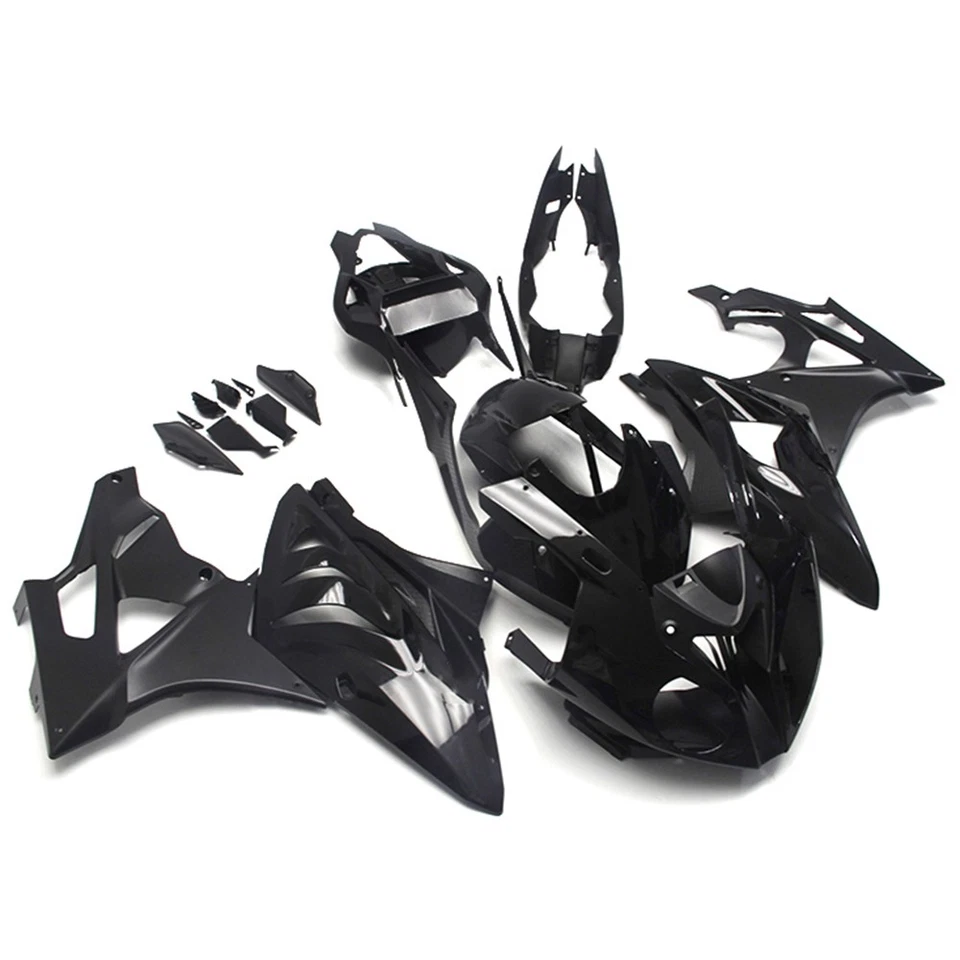 Kit de carenado negro para BMW S1000RR 2011 2012 2013 2014 carrocería de inyección de plástico Foto 2 de 4