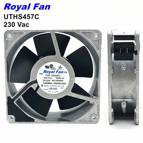 ROYAL FAN UTHS457C 230V 12038 12cm All Metal High Temperature Resistant Fan