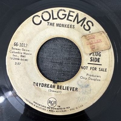 The Monkees   Goin  Down 45 RPM PROMO Colgems 66-1012 NOT FOR SALE 1967 