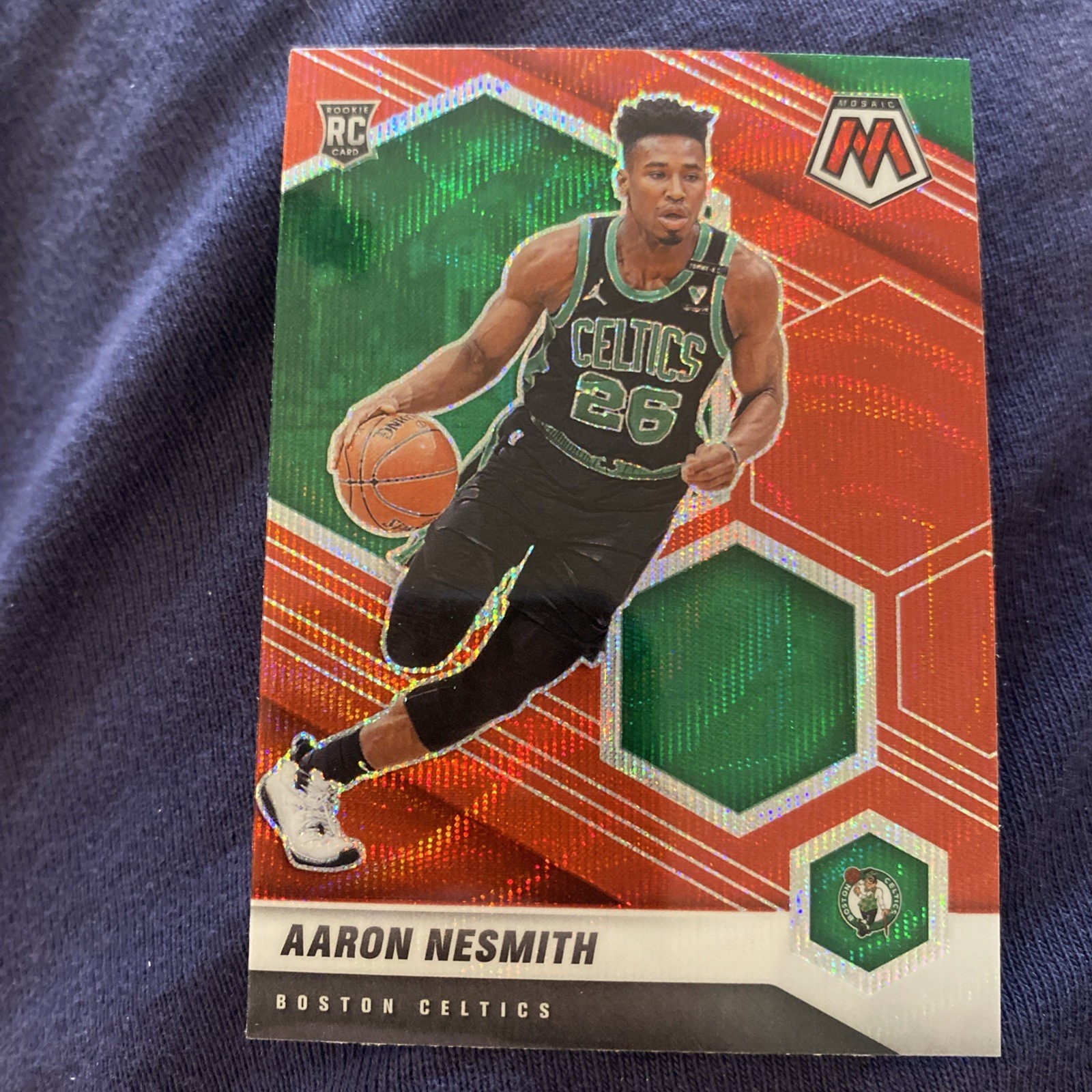 2020-21 Panini Mosaic - Rookie Aaron Nesmith #227 Red Mosaic Prizm (RC)