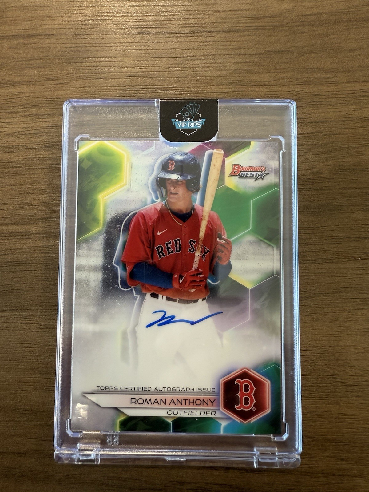 ROMAN ANTHONY 2023 BOWMAN'S BEST 2023 AUTOGRAPH AUTO B23-RAY