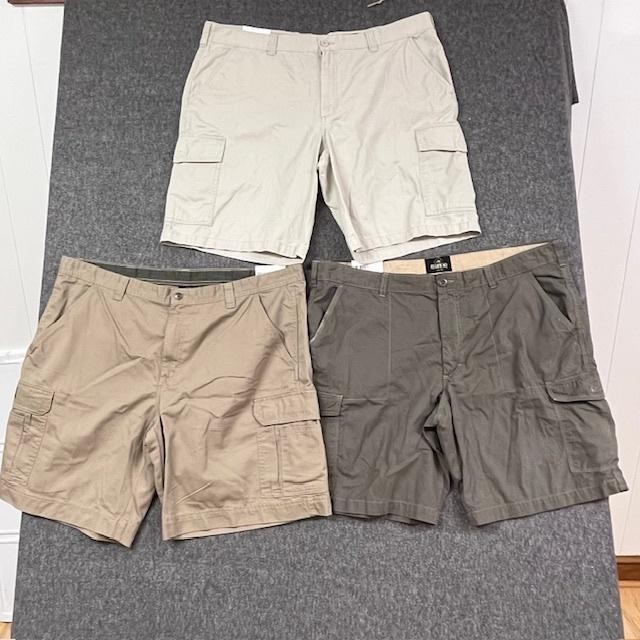 RedHead Cargo Shorts Mens 44 Khaki Gray Tan Outdoor Utility Lot
