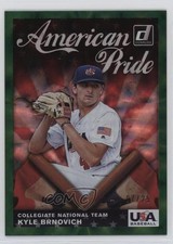 2019 Panini Donruss American Pride Green 7/25 Kyle Brnovich #AP22 0a3