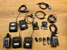 2 pack SENNHEISER EW100 G3 Transmitter  Receiver W/ XLR  Lavalier Mic W/Extras