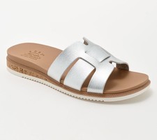 Skechers Women's Sz 8 Bobs Desert Kiss Vegan Slide Sandals Gray A677465