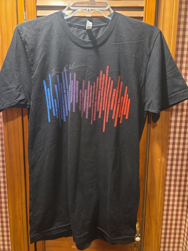 Bruce Cockburn Band Tour T Shirt 2011 Music Graphic Tee Black Size S - SIGNED!!