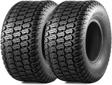 18X8.50-8 18X8.5X8 Lawn Mower Golf Cart Turf Tires 4PR P332, Tubeless, Set of 2