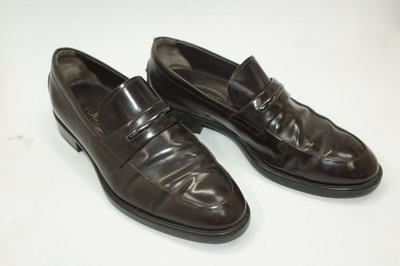 TOD'S Herren Schuhe Sz 6 Europa 40 Braunes Leder S9382