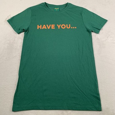 VTG Jagermeister Shirt Small Green Have You Had An Ice Cold Shot Promo Tee Bar