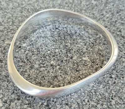 DAVID ANDERSEN, NORWAY, 925 STERLING SILBER DESIGNER ARMREIF, MODERNIST