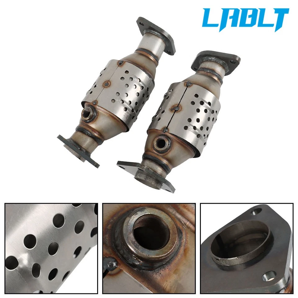 2 peças conversores catalíticos para 2005-2012 Nissan Frontier Xterra NV1500 2500 4,0L - Imagem 2 de 4