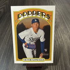Victor Gonzalez 2021 Topps Heritage #577 Dodgers (RC)