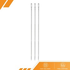 3PCS Upholstery Needle Large Eye Extra Long 8" Sewing Needles Straight Hand
