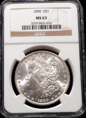 1890-P Morgan Dollar - NGC MS63