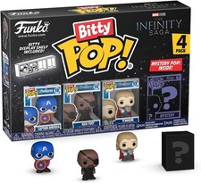 Funko Bitty Pop! Marvel Infinity Saga 4er Pack Captain America + Thor + Fury