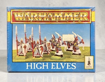 Unopened, Sealed  28mm High Elf  Set 0754- 1992 Warhammer Games Workshop OOP