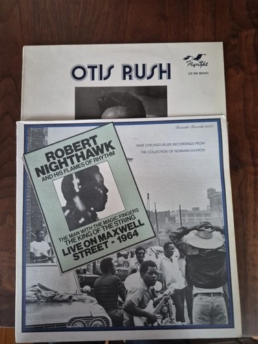 Lot Of 2 Chicago Blues Otis Rush And Robert Nighthawk