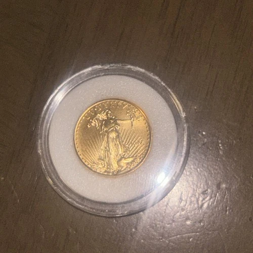 1997 $5 Dollar US American Gold Eagle 1/10 Ounce OZ Pure Fine Gold Coin