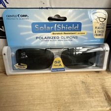 Foster Grant Solar Shield Polarized Clip On Sunglasses 52 Rec A - UV Protection