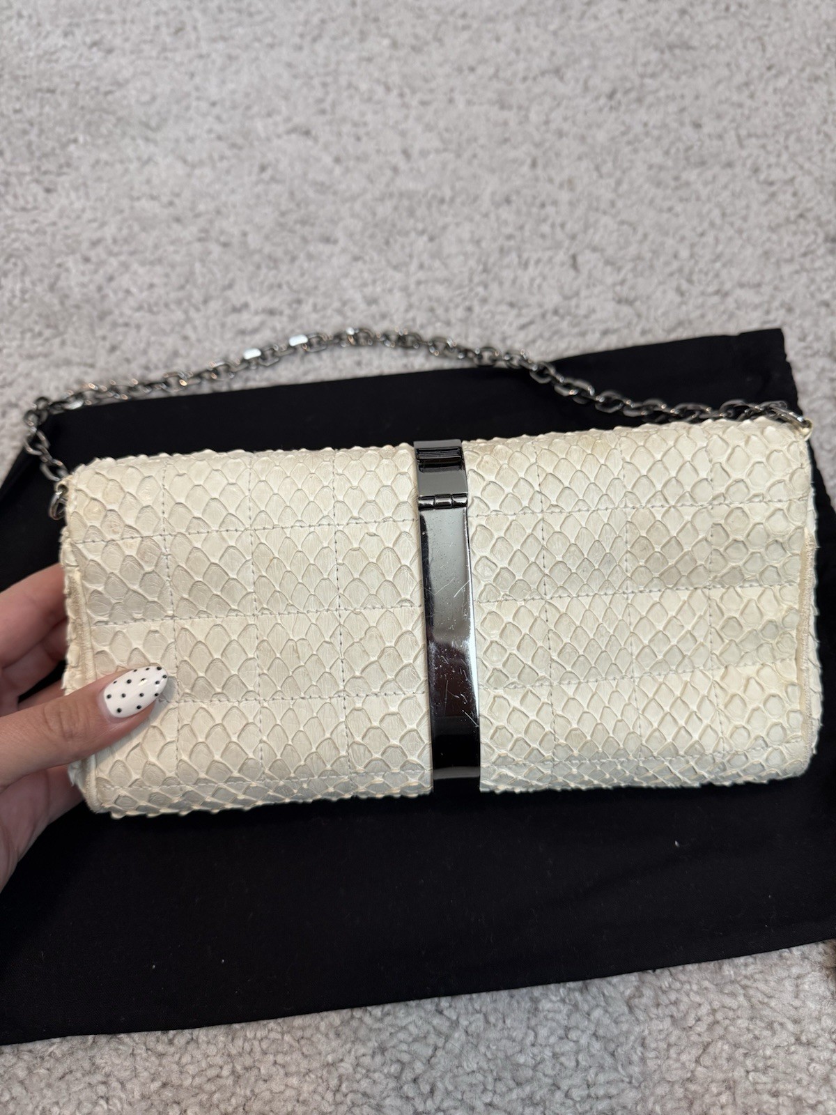 Chanel Exotic Python Shoulder Bag! - image 5