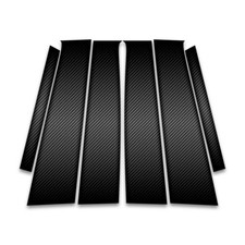 6pc Carbon Fiber Pillar Post Covers For 2008-2012 Chevrolet Malibu 6pc Carbon Fiber Pillar Post Covers For 2008-2012 Chevrolet Malibu