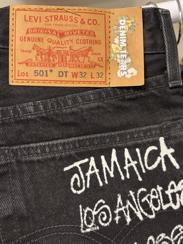 Levi's Denim Tears Jeans, Size 32"x32"