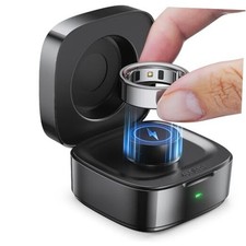 Wireless Charging Case Compatible with Ou-ra Ring Gen 4 Size 10 Black - Battery