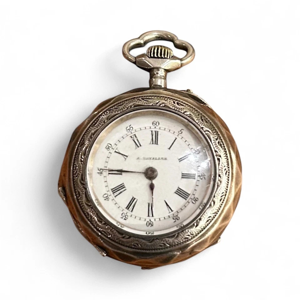 Extremely Rare Collectible Antique Pocket Watch Albert Lavallee Geneva Swiss - Image 2 of 4