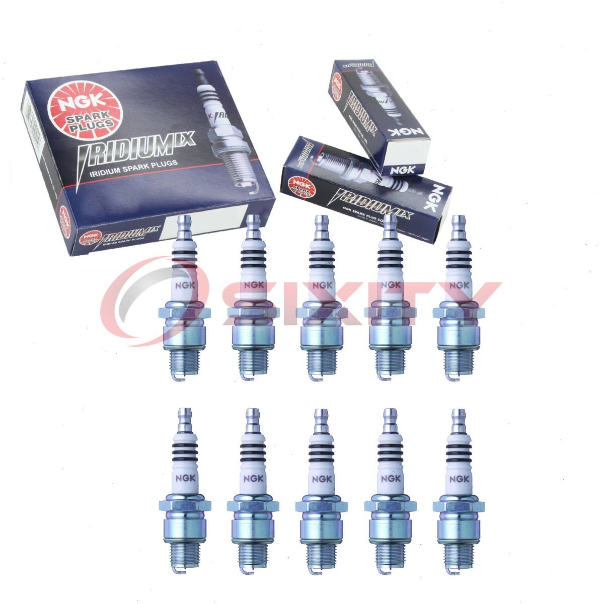 10 pc NGK 6692 BR10HIX Iridium IX Spark Plugs for W31FS-ZU W07AS QL55 N08W jw
