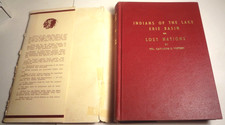 📌MUSEUM WORTHY '65 ORIG BOOK INDIANS of the LAKE ERIE BASIN by COL VIETZEN-w/DJ