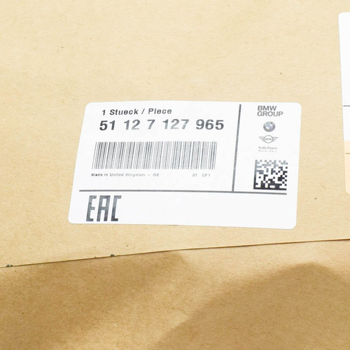 NEW MINI COOPER R52 REAR BUMPER LEFT LOWER SPOILER TRIM 51127127965 ...