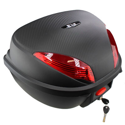 35L Motorrad Top Box Roller Motorrad Heckgepäck Universal Aufbewahrungskoffer