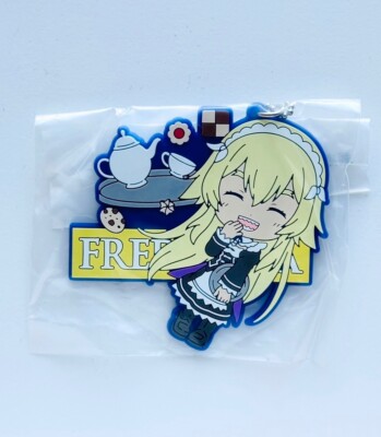 Re:Zero Frederica Baumann Rubber Strap Keychain Charm Anime Japan Authentic